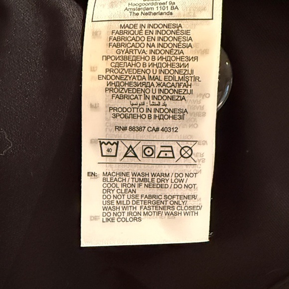 NWT Adidas | Black Long Trench Coat - Medium but VERY oversized like Large - Picture 13 of 17